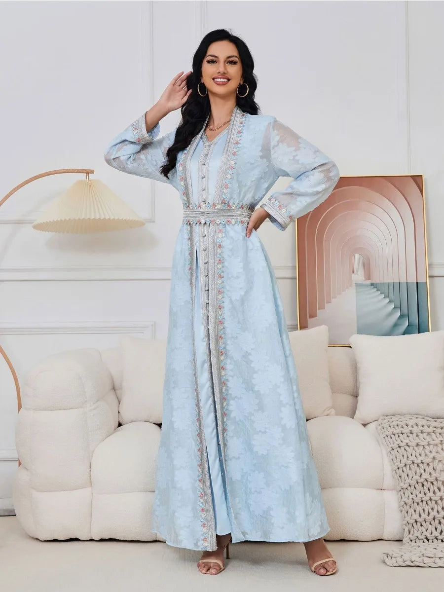 Aseel 2-teiliges Set Koftan-Kleid