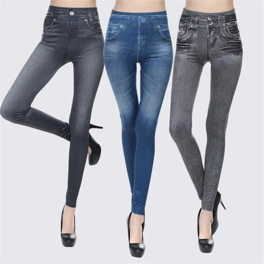 Enge, elegante Slim-Fashion-Jeans im Imitations-Stil