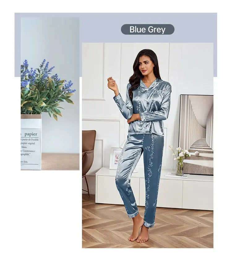 Tahera Long Sleeve Pajama Set