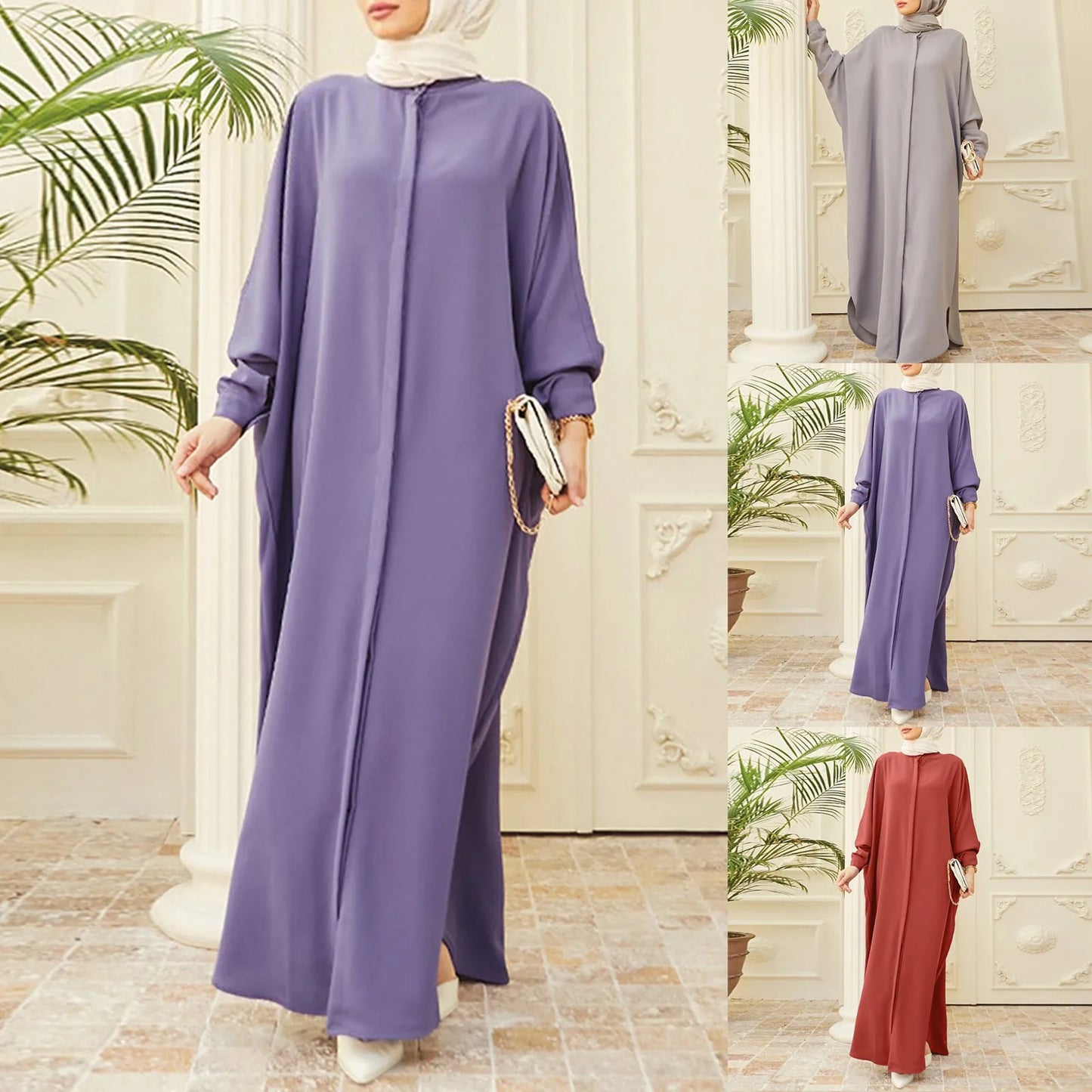 Vestidos largos Abaya de moda musulmana Wahaj