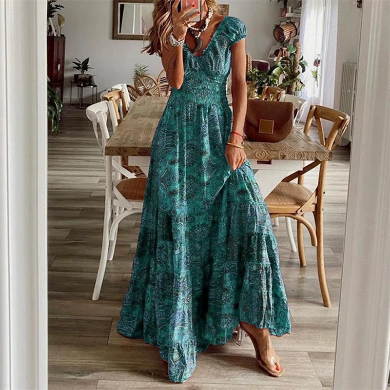 Bohemian Summer Vintage Long Dresses 2024