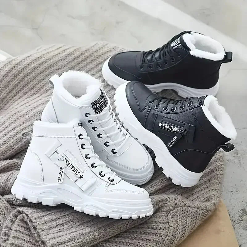 Winter Snow Boots for Women Casual High-top Shoes Warm