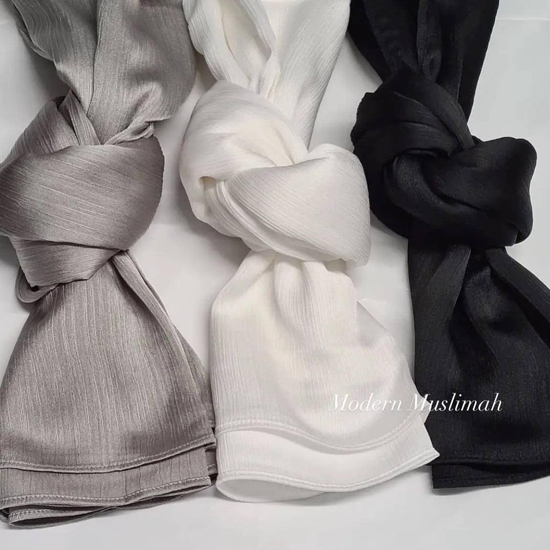 Satin Crinkle Hijab