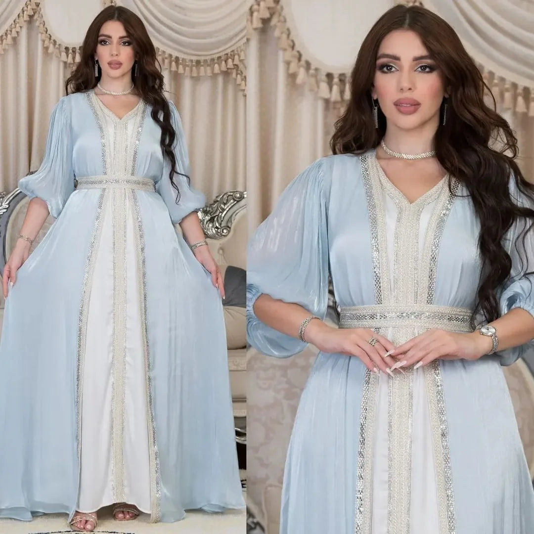 Dalya 3 Pieces Set Kaftan Dress