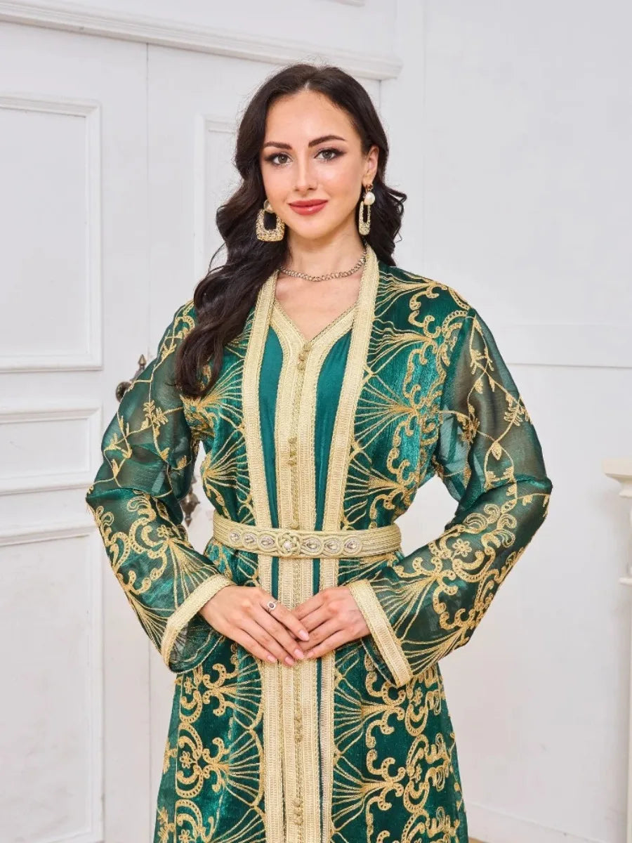 Aya 2-teiliges Kaftan-Kleid-Set