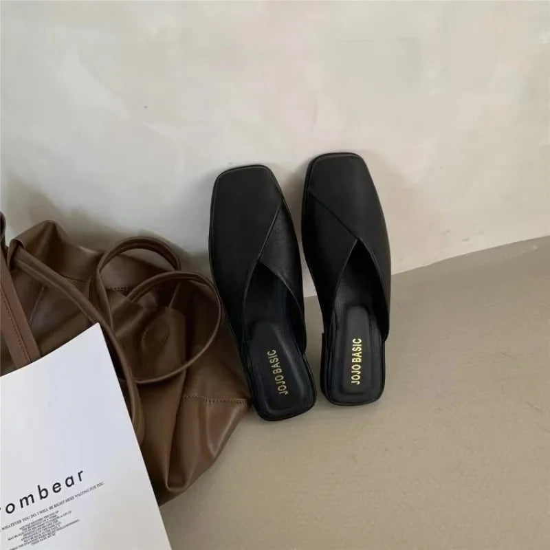 2024 Summer Low Heel Slippers