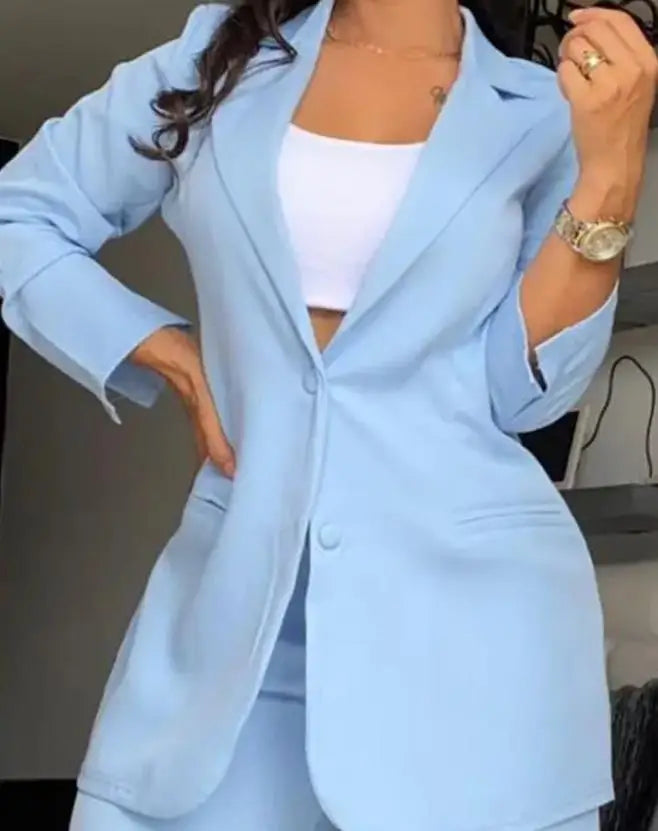 Two Piece Outfit Blazer Set