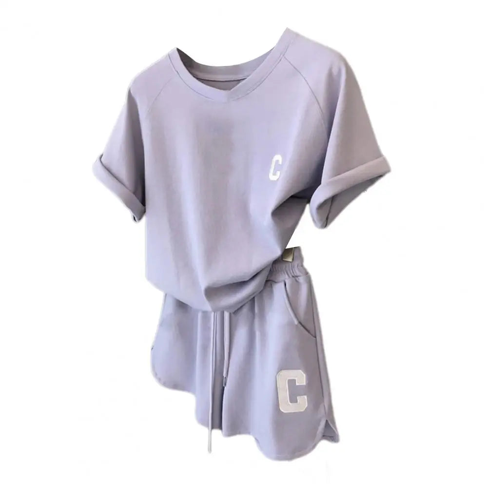 Casual Sports Suits Women Summer Short