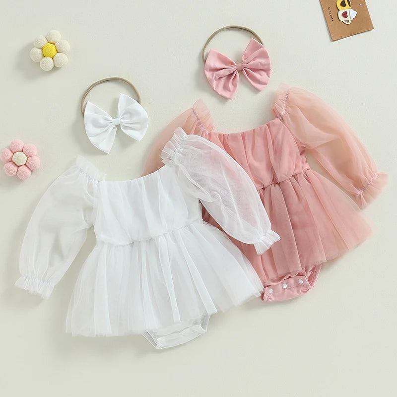 Vestido para niña recién nacida de 0 a 24 meses