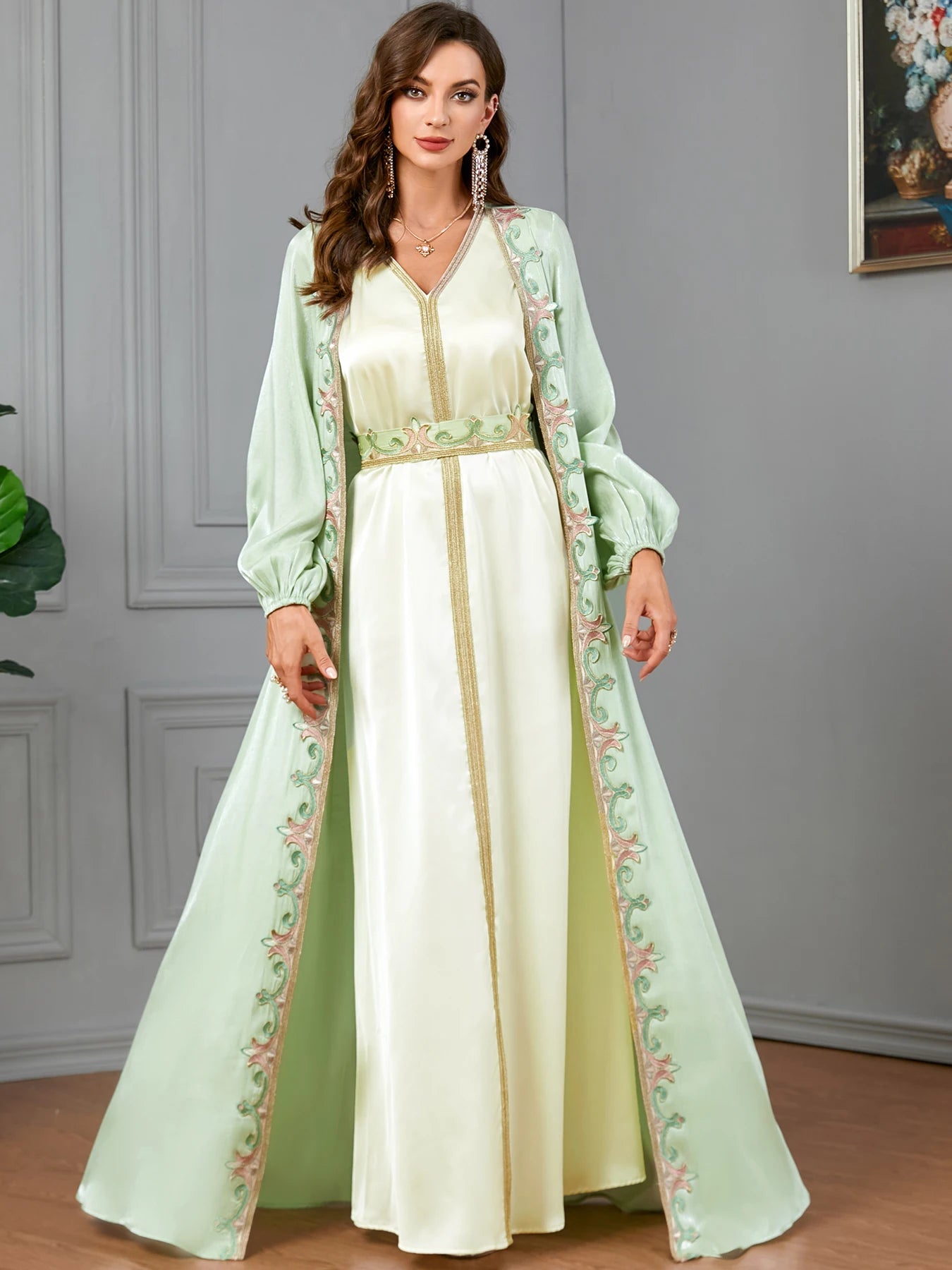 Bayan 2 Piece Kaftan Set