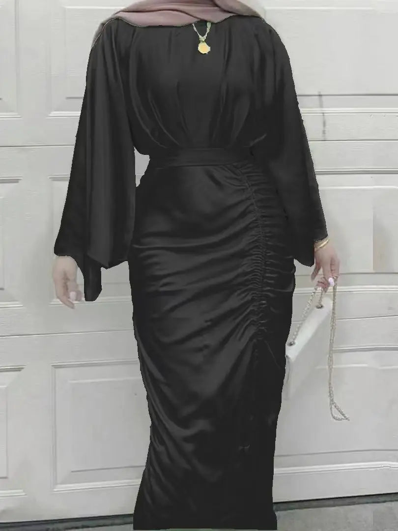 Shiny Soft Silky Satin Abaya