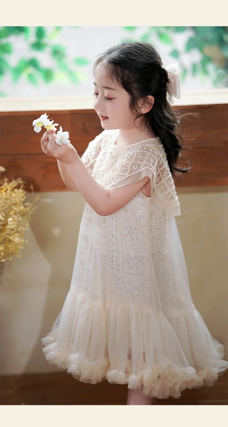 2024 Girls Prin Cess Dress Casual Princess Dress