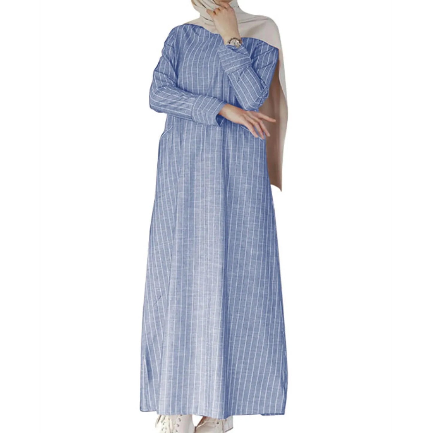 Habeeba Women Long Sleeve Casual Dress