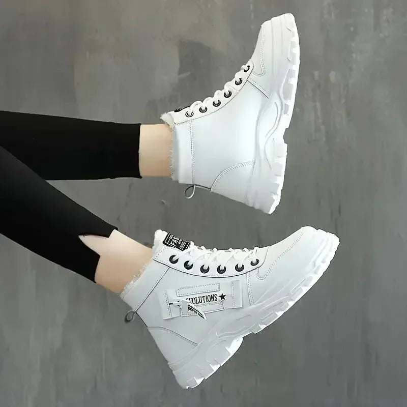 Winter Snow Boots for Women Casual High-top Shoes Warm